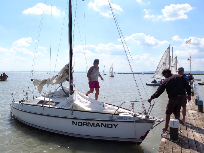 Normandy SR2 beim Anlegen in Neusiedl am See